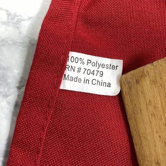 Two Christmas Calories Dont Count Apron Aprons Red Gingerbread Candy Cane Pantry - Picture 8 of 8